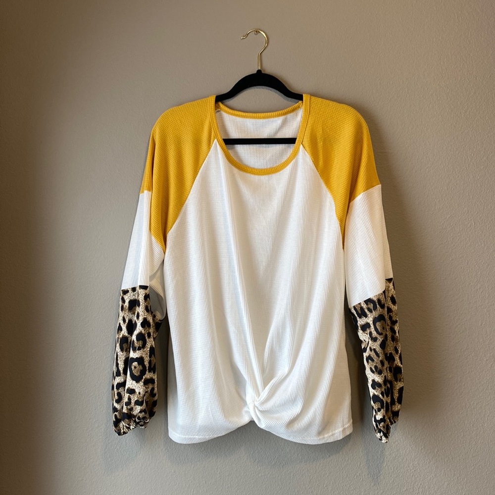 Waffle Knit Top